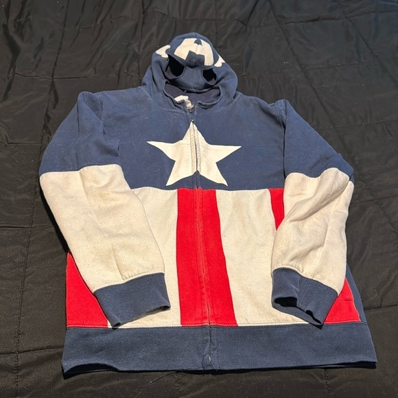 Marvel Other - Captain America Zip up jacket